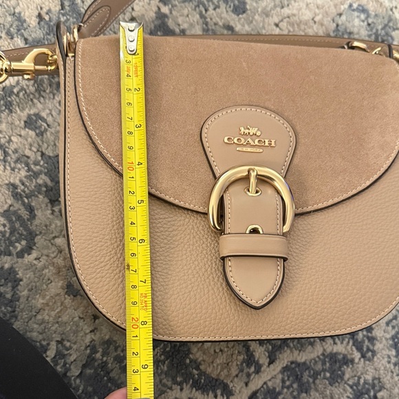 Coach 2 way suede/ leather bag - Picture 16 of 16